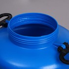 Фляга пищевая, 50 л, горловина 18.5 см, пластиковая, синяя - Фото 4