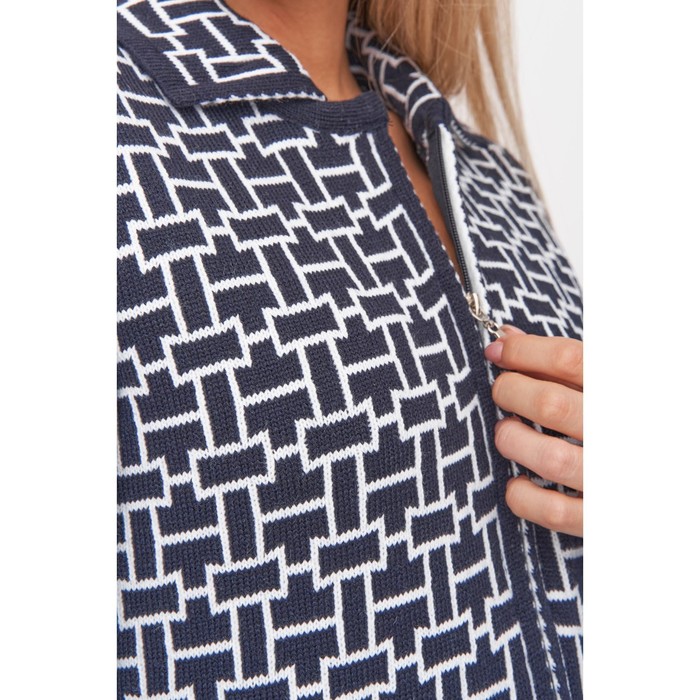 Жакет женский, размер 54, цвет сине-белый 58775