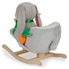 Качалка «Кроля Морковка», цвет серый - фото 24524134