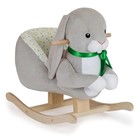 Качалка «Кроля Морковка», цвет серый - фото 24524135