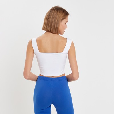 Топ женский MINAKU: Basic line, белый, размер 42