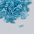 Бисер "Zlatka" стеклярус 10 г, размер 3", 6 мм, №0023" голубой 93"78545 - фото 3498464