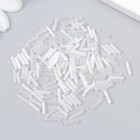 Бисер "Zlatka" стеклярус 10 г, размер 3", 6 мм, №0161 прозрачный 93"78552 - фото 24316318