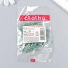 Бисер "Zlatka" стеклярус 10 г, размер 3", 6 мм, №0167 зеленый 93"78558 - Фото 3