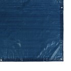 Тент защитный, 4 × 3 м, плотность 60 г/м², люверсы шаг 1, тарпаулин, синий - Фото 14