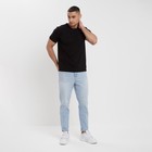 Футболка мужская MINAKU SLIM FIT: чёрная, р-р 42 - Фото 5