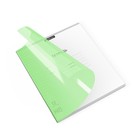 Тетрадь 12 листов в линейку ErichKrause Классика CoverPrо Neon, пластиковая обложка, блок офсет, белизна 100%, зелёная - Фото 3