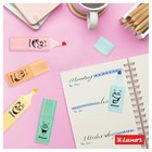 Набор маркеров текстовыделителей Luxor Eyeliter Pastel, 5 штук, 5 цветов, 1.0-4.5 мм, чернила на водной основе, европодвес 9411375 - фото 13758000