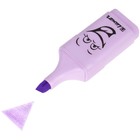 Маркер текстовыделитель Luxor Eyeliter Pastel, 1.0-4.5 мм, чернила на водной основе, пастельный фиолетовый - Фото 3