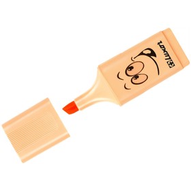 Маркер текстовыделитель Luxor Eyeliter Pastel, 1.0-4.5 мм, чернила на водной основе, пастельный оранжевый