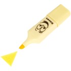 Маркер текстовыделитель Luxor Eyeliter Pastel, 1.0-4.5 мм, чернила на водной основе, пастельный жёлтый - Фото 4