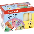 Маркер текстовыделитель Luxor Eyeliter Pastel, 1.0-4.5 мм, чернила на водной основе, пастельный жёлтый - Фото 5