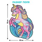 Пазл светящийся «Единорог», флуоресцентные краски, 76 деталей - Фото 3