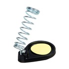 Подставка под паяльник ТУНДРА, чугун, круглая ниша, губка - Фото 2