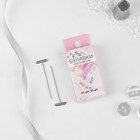 Булавки портновские, Т-образные, 45 мм, 50 шт., цвет серебряный - Фото 1