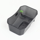 Отсадник для черепах, 40×24.5×13 см, пластик, чёрный - Фото 2