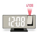 Часы настольные электронные с проекцией: будильник, термометр, календарь, USB, 18.5 x 7.5 см   91977 - фото 10132158