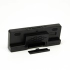 Часы - будильник электронные, настольные, USB, термометр, календарь, 15×6.3 см, от батареек ААА - Фото 6