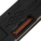 Часы - будильник электронные, настольные, USB, термометр, календарь, 15×6.3 см, от батареек ААА - Фото 7