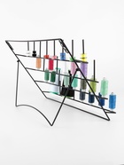 Органайзер-стойка для ниток, настенная/настольная, с подставкой, 40×31 см, чёрный - Фото 4