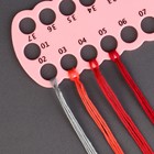 Органайзер для ниток мулине на 37 цветов, 30×6 см, МИКС - Фото 3