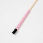 Стек из лозы для БДСМ, кожа, 60 см, розовый - Фото 2