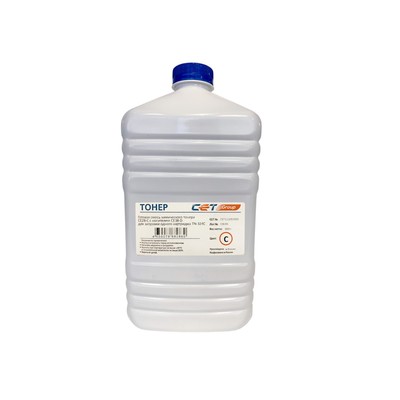 Тонер Cet CE28-C/CE28-D CET111053550, девелопер, для Konica C258/308, бутылка 550гр, голубой