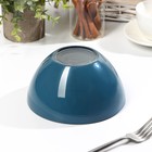 Салатник «Дымчатый аметист», 800 мл, d=15.5 см, стекло, синий - Фото 3