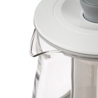 Чайник электрический TEFAL BJ551B10, стекло, 1.5 л, 1430 Вт, регулировка t°, белый - Фото 4