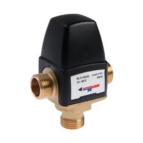 

Клапан термостатический TIM BL3110C02, смесительный, 1/2", 35-60°С, kv/s 1.6