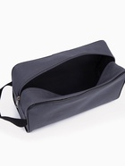 Косметичка на молнии дорожная, мужская, с ручкой, средний размер, тёмно-серая - Фото 2