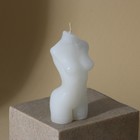 Свеча интерьерная "Женское тело", белая, 9 х 4,5 см - Фото 2