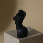 Свеча декоративная «Женское тело», чёрная, 9.5×4 см - Фото 4