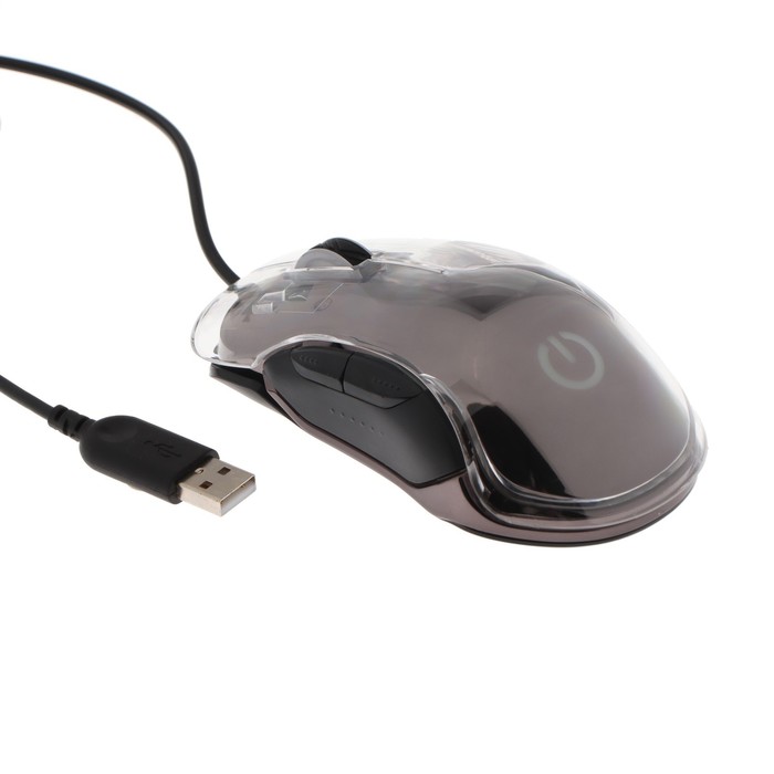 Мышь Perfeo "CHAMELEON", игровая, проводная, 8 кнопок, подсветка, 12800 dpi, USB, чёрная - фото 51306633