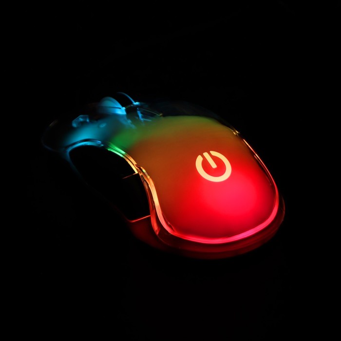 Мышь Perfeo "CHAMELEON", игровая, проводная, 8 кнопок, подсветка, 12800 dpi, USB, чёрная - фото 51306635
