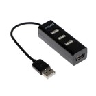 Разветвитель USB (Hub) Perfeo PF-HYD-6010H, 4 порта, USB 2.0, черный - фото 320023735
