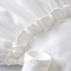 Платье для девочки KinDerLitto «Новая нежность», с длинным рукавом, рост 56-62 см, цвет молочный - Фото 4