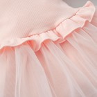 Платье для девочки KinDerLitto «Новая нежность», с длинным рукавом, рост 56-62 см, цвет светло-розовый - Фото 6