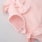 Платье для девочки KinDerLitto «Новая нежность», с длинным рукавом, рост 56-62 см, цвет светло-розовый - Фото 7