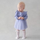 Платье для девочки KinDerLitto «Прованс», рост 56-62 см, цвет сиреневый - Фото 3