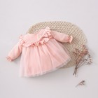 Платье для девочки KinDerLitto «Прованс», рост 56-62 см, цвет светло-розовый - Фото 1