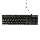 Клавиатура Гарнизон GK-200GL, игровая, проводная, мембранная,104 клавиши,подсветка, чёрная - фото 51306660 Клавиатура Гарнизон GK-200GL, игровая, проводная, мембранная,104 клавиши,подсветка, чёрная - фото 51306660