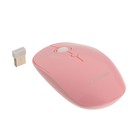 Мышь Gembird MUSW-385, беспроводная, оптическая, 16000 dpi, розовая - фото 10132966