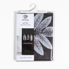 Штора для ванной «Этель» Natural print, 145×180 см, полиэстер - Фото 6