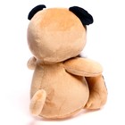 Мягкая игрушка «Собака Мопс», с косточкой, 25 см - фото 3228225