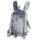 Мягкая игрушка-рюкзак «Зайка», цвет серый - фото 6761737