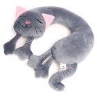 Мягкая игрушка-подушка «Кошка», цвет серый - фото 17956461