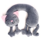 Мягкая игрушка-подушка «Кошка», цвет серый - фото 3992786