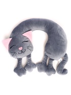 Мягкая игрушка-подушка «Кошка», цвет серый - Фото 3