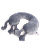 Мягкая игрушка-подушка «Кошка», цвет серый - Фото 4